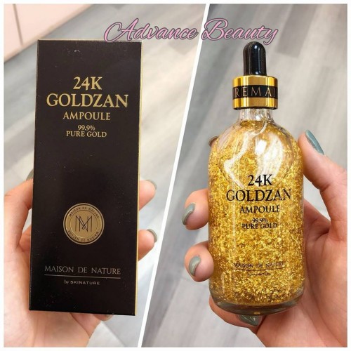 Maison de Nature 24K Goldzan Ampoule 24K黃金抗皺美白精華100ml