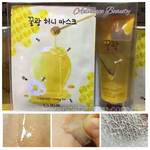 L'Affair Honey Mask Pack 蜂蜜拉撕面膜套裝 (1支加10塊)